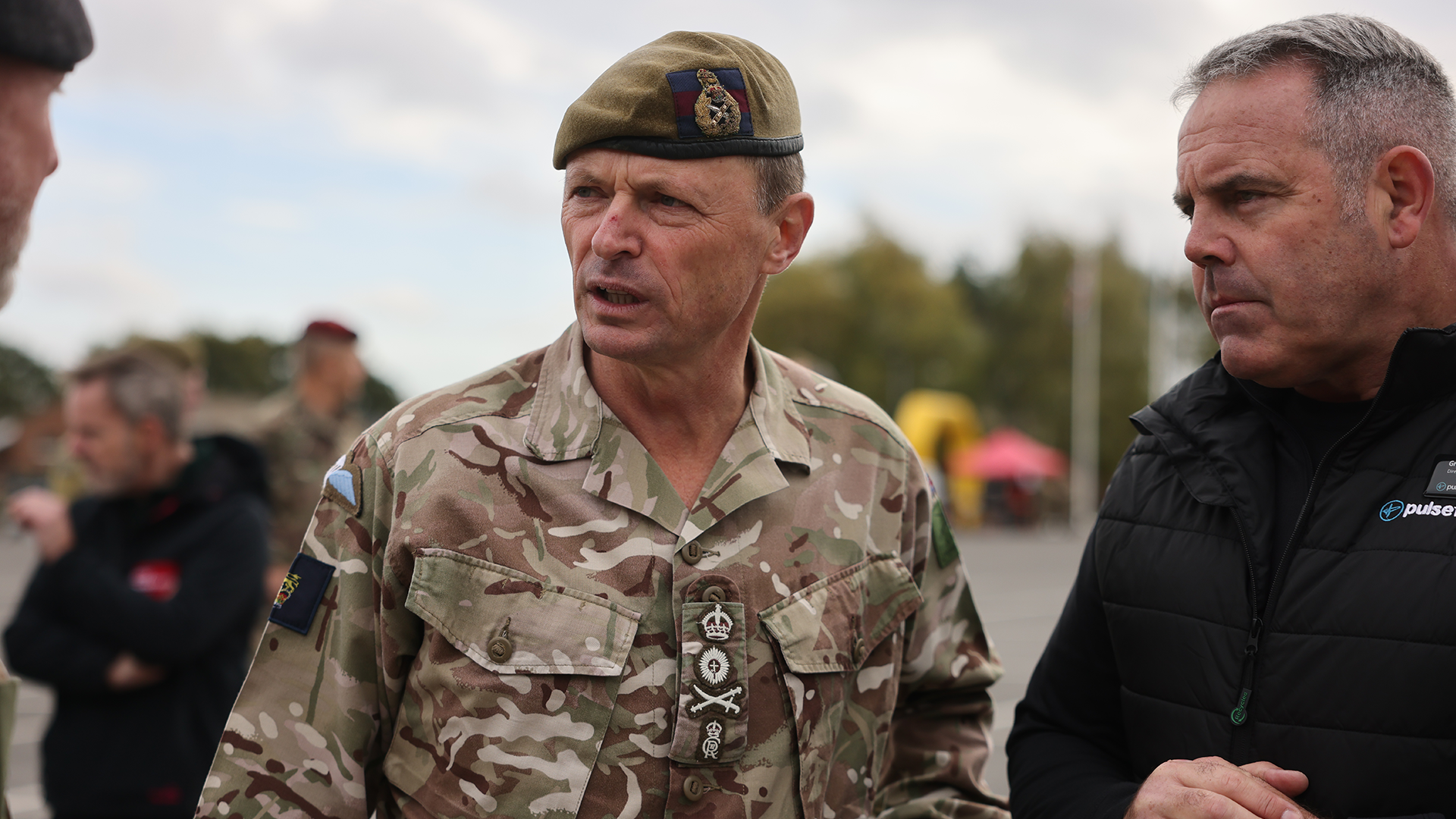 The head of the Army impressed on the entrants how crfucial it was to have the will to win in combat (Picture: BFBS)